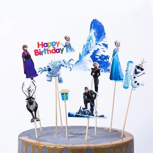 Disney Frozen princesa Snow Queen tema decoraciones para fiesta de cumpleaños niños niña suministros de fiesta decoración bebé vajilla de cumpleaños Set