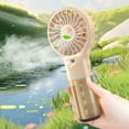 thumbnail image 4 of ChicYu Portable Handheld Misting Fan Rechargeable Battery Operated Spray Mist Fan Outdoors Personals Cool Device Makeup Travel Beach Cool System Water Spray Function, 4 of 5