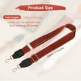 thumbnail image 3 of Uxcell Wide Shoulder Purse Strap [1Pcs] - 55 Inch Adjustable Straps Replacement for Handbags Use For Purse & Crossbody Bag & Guitar & Canvas Bag - [Rose Red], 3 of 6