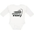 thumbnail image 3 of Inktastic I Hooked Grammy's Heart with Fishing Rod Boys or Girls Long Sleeve Baby Bodysuit, 3 of 5
