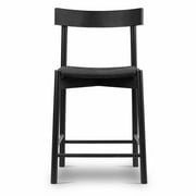 Poly and  Bark Hamm 23.5 in. Counter Stool in Pitch Black