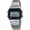 Silver, variant on Men Lady Vintage Retro Gold Stainless Steel Digital Casual Watch Alarm Stopwatch