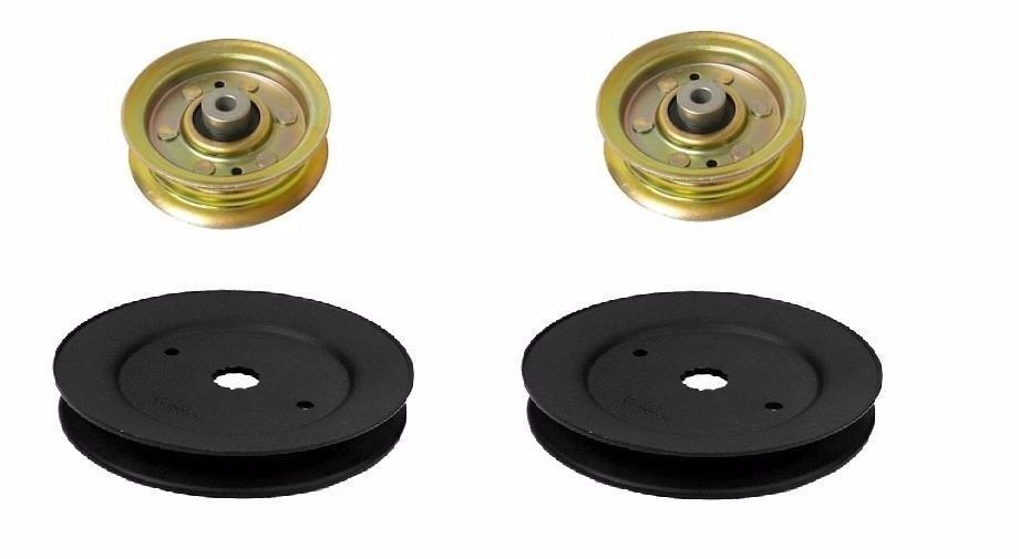 42" DECK RIDING MOWER IDLER & MANDREL PULLEYS 131494 173436 153535