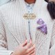 thumbnail image 5 of 2 Clips de suéter en paquete, broche de capa, broche de cuello de chal (Dorado), 5 of 7