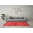 thumbnail image 3 of Ahgly Company Machine Washable Indoor Rectangle Oriental Red Traditional Area Rugs, 7' x 10', 3 of 4