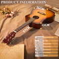 thumbnail image 3 of Ktaxon 38 Inch Cutaway Acoustic Guitar, Basswood Beginner Folk Guitar Starter Kit with Gig Bag, Tuner, Capo, Strap, Extra Strings & Picks for Adults Teens Students, 3 of 11