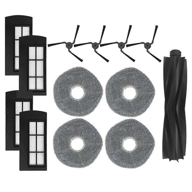 Replacement Parts Robot Vacuum Accessories for Clean X9 Pro Brush Roll Filter Side Sweep Mop