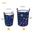 thumbnail image 5 of ZNDUO Round Laundry Basket, Waterproof Collapsible Laundry Baskets with Handles, Medium Size - Cartoon Dog Paw Pattern, 5 of 8