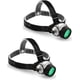 thumbnail image 1 of Juego de 2 luces LED de cultivo de alta intensidad con 19 bombillas, iluminación LED verde interior y exterior para monitorizar plantas, foco LED de plástico verde, 1 of 5