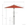 thumbnail image 5 of California Umbrella 7.5' Patio Umbrella in Sunset, 5 of 5