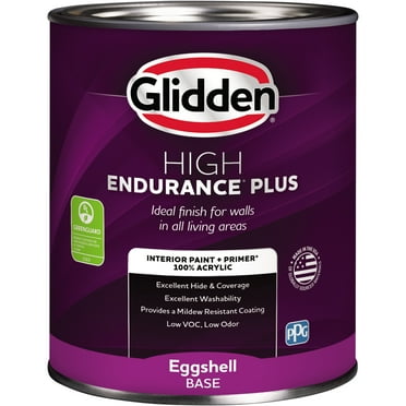 Glidden HEP Interior Paint & Primer Cracker Bitz / Beige, Eggshell, 1 Quart