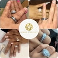 thumbnail image 4 of Newshe Wedding Rings Set for Him and Her Tungsten Bands AAAAA Cz Princess Cross 2.3Ct Bridal Sets Women Mens Size 8&12, 4 of 7