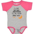 thumbnail image 3 of Inktastic I Love My Big Brother to the Moon and Back Boys or Girls Baby Bodysuit, 3 of 5