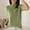 Green, variant on Women's Neck Shirts, Short Sleeve Turtleneck Tops Casual Comfy T Shirts Stretch Fitting Trendy Tee Blouse