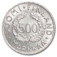 thumbnail image 2 of 1952 Finland Silver 500 Markkaa Olympics AU-BU, 2 of 2