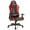 Black + Red, variant on Gymax Gaming Chair Adjustable Swivel Racing Style Computer Office Chair White