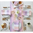 thumbnail image 3 of Solino Home Linen Table Runner 36 Inches - 100% Pure Linen Multicolor Gelato Stripe Table Runner 14 x 36 Inch Ideal for Dresser and Coffee Tables, Spring, Easter, 3 of 3