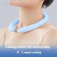 thumbnail image 5 of Envolturas de Tubo Enfriamiento Cuello Verano para Exteriores, Anillo de Hielo, Enfriador Cuello, Herramienta Enfriamiento Reutilizable para Acampar, Senderismo, Ciclismo y Correr, 5 of 5