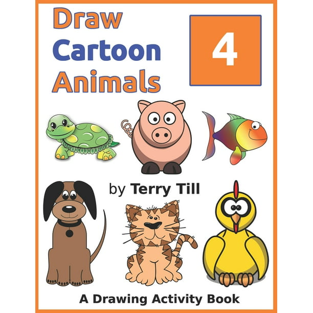 Draw Cartoon Animals 4 (Paperback) 