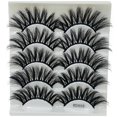 thumbnail image 1 of Pestañas naturales, pestañas postizas, pestañas cortas, pestañas postizas de visón tenues, 5 pares de pestañas postizas naturales, maquillaje natural, cejas postizas negras gruesas., 1 of 3