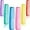 Yellow, Purple, Green, Blue, Red, Pink, variant on ZJQYDS 12 Pieces Hair Combs Set Pocket Plastic Fine Tooth Dressing Comb for Women and Men, Peines Para Cabello(Black)