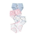 thumbnail image 2 of Wancir Girls' Cotton Underwear Toddler Soft Panties 4 pack Baby Kids Assorted Briefs, 2 of 3