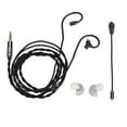 thumbnail image 2 of Gaming Earbuds with Detachable Microphone, 3.5mm MMCX In Ear Gaming Headset for Cell Phones PCs Tablets Laptops Switch, Silver Plated Core, 3.9ft Cable, 2 of 7