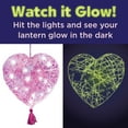 thumbnail image 6 of Creativity for Kids String Art Heart Light Kit | Create a Glowing Heart Lantern | DIY Craft for Kids (Ages 8+), 6 of 6
