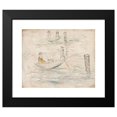 thumbnail image 2 of Tadeusz Makowski 17x15 Black Modern Framed Museum Art Print Titled - Boats (1929), 2 of 5