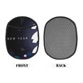 thumbnail image 2 of Pofeuu 2025 Happy New Year 2 Print Silicone Pot Mat Mitten With Hanging Loop Heat Resistant Oven Mitts Non-Slip Bbq Baking Smoking Potholders, 2 of 7