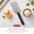 thumbnail image 2 of Rubbermaid Stainless Steel Cheese Grater with BPA-Free Silicone Handle, Black, 2 of 7