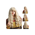 thumbnail image 1 of Peluca Sintética Larga Ondulada Rubia Super Clara Para Mujer, 1 of 3
