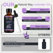Natural Way Lavender Essential Oil - Natural Fragrance Oil for Diffuser, Humidifier & Candle Making, Aromatherapy Scent for Home, Office & Bedroom