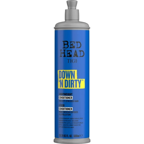 Bed Head by TIGI Down N' Dirty Lightweight Conditioner for Detox and Repair 600ml 1 ea