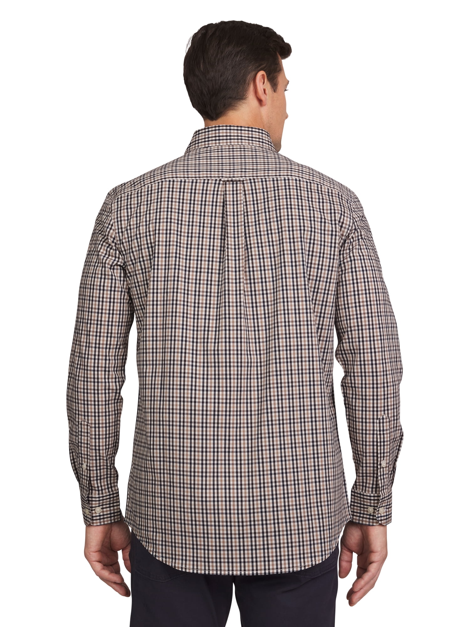 Chaps Men's & Big Men's Easy Care Classic Long Sleeve Button-Down Shirt, Sizes S-2XL