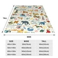 thumbnail image 3 of Pofeuu Dogs Funny Pets Print Ultra-Soft Micro Fleece Blanket,for Bed Or Sofa,All Season Throw Blankets Flannel Blanket-40"x30", 3 of 7