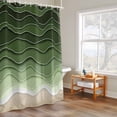 thumbnail image 6 of Ocean Waves Shower Curtains for Bathroom, Abstract Spray Beach Washable Fabric Shower Curtain with Hooks Waterproof Bathroom Decor Sets, 72 x 72 Inches, 6 of 9