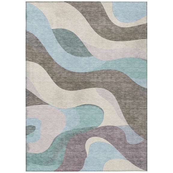 Dalyn Rugs Machine Washable Indoor/Outdoor Chantille ACN2186 Taupe 2'6" x 3'10" Rug