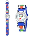 thumbnail image 2 of Jewelry VerPetridure Cartoons buckle Dazzling Mesh Belt Watch Rubber watch, 2 of 3