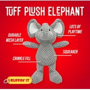 Ruffin' It Tuff Plush Jungle Friends Dog Toys, Random - Stuffed Pet Toys - Random Pick from Elephant, Lion, and Monkey