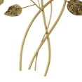thumbnail image 4 of DecMode Gold Metal Large Metallic Leaf Wall Decor, 4 of 10