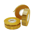 thumbnail image 3 of JVCC ATG Tape [Acid Neutral] (ATG-7502): 1/4 in. x 36 yds. (Clear Adhesive on Gold Liner) core for 1/4 inch pink glider [6 pack], 3 of 4