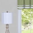 thumbnail image 5 of Dakota Green Window Kitchen Curtains 3-Piece Tier & Valance Set - 58" (W) x 24" (L) Complete Set, Green, 5 of 5