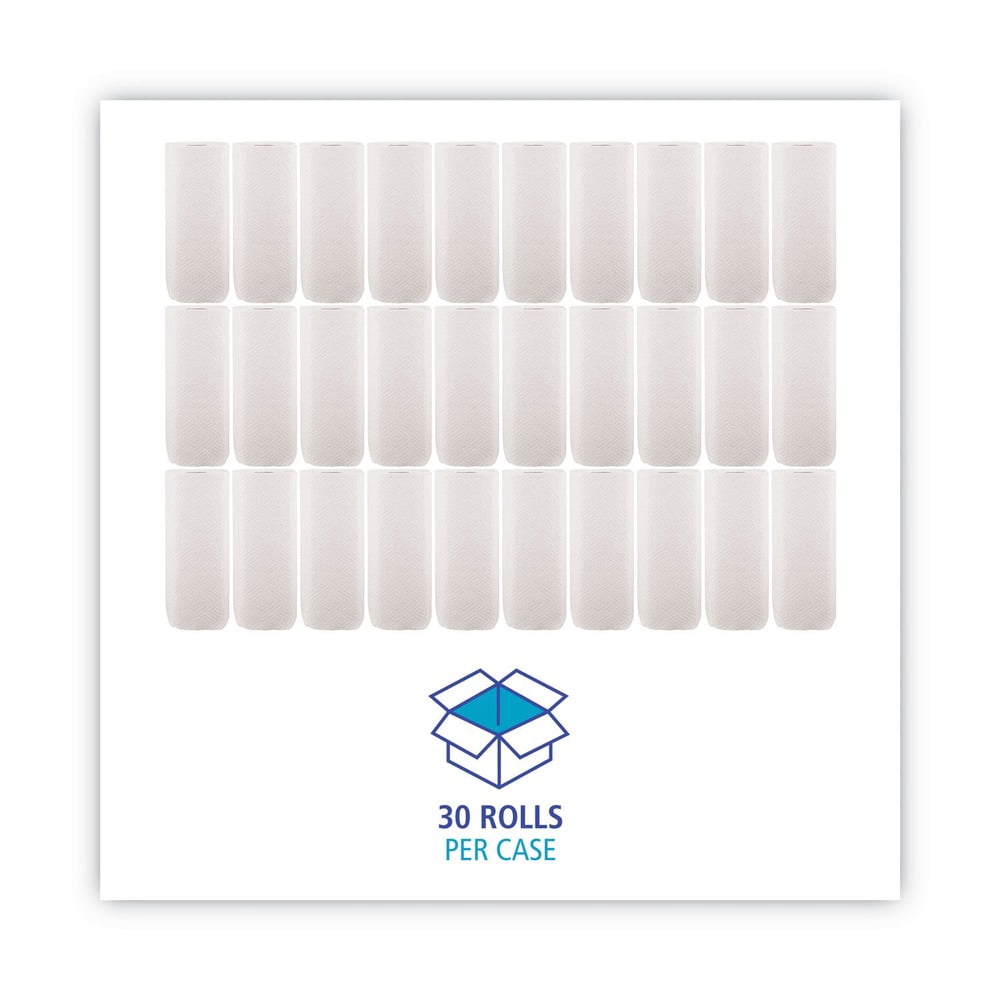 Boardwalk 2-Ply Kitchen Paper Towel, White, 11 x 9 Sheets, 85 Sheets per Roll, 30 Rolls per Carton