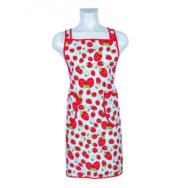 Mr. MJs Trading AG-37554-CHERRY Kitchen Apron, Cherry