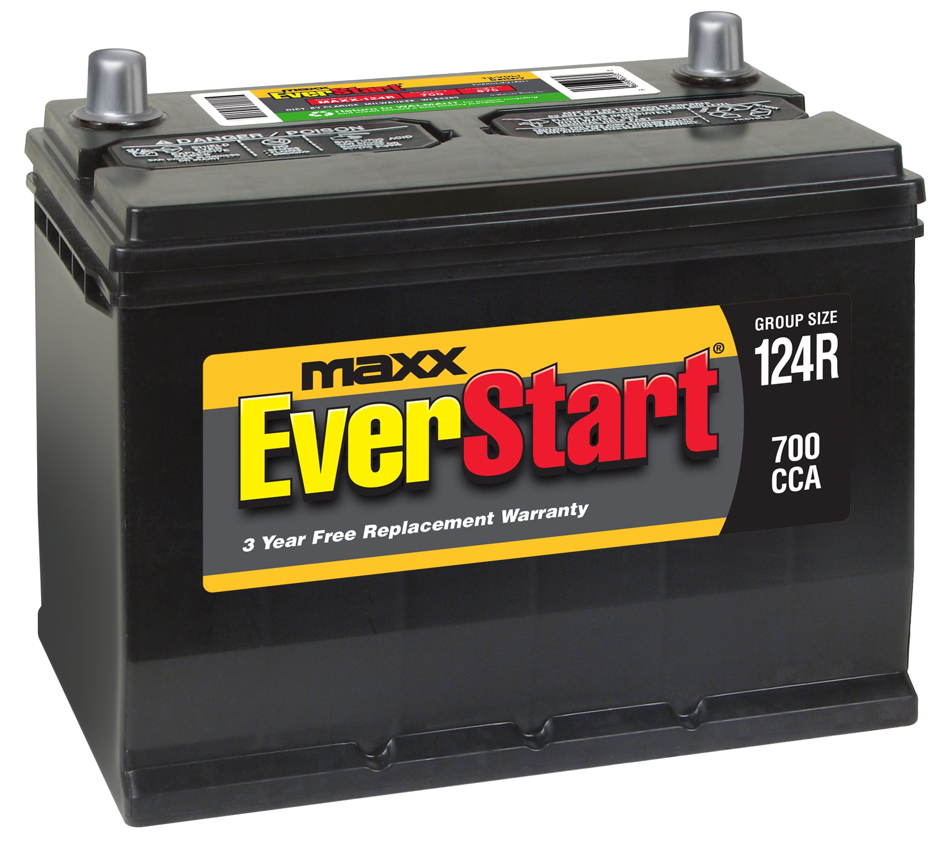 EverStart Maxx Lead Acid Automotive Battery, Group Size 124R Walmart