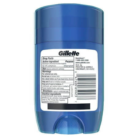 gillette invisible solid sport deodorant antiperspirant performance training