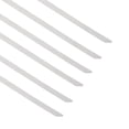 thumbnail image 4 of M Buder 200 Piezas Bridas de Acero Inoxidable de 4.6 mm de Ancho Abrazadera de Metal con Bloqueo Automático Extrarresistente para Organización de Cables, Tuberías y Uso en Exteriores, 4 of 9