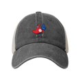 thumbnail image 2 of The Mascot Of The Paris Olympics 2024 Cowboy Mesh Baseball Cap Deep Heather One Size, 2 of 5