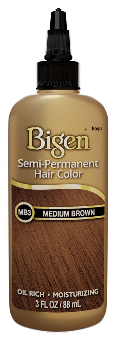 ビリービーブラウン Bigen Semi-Permanent Hair Color, Medium Cherry Brown, 3 oz, Pack